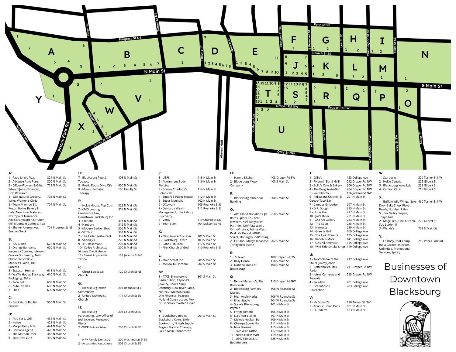 Business Map Brochure